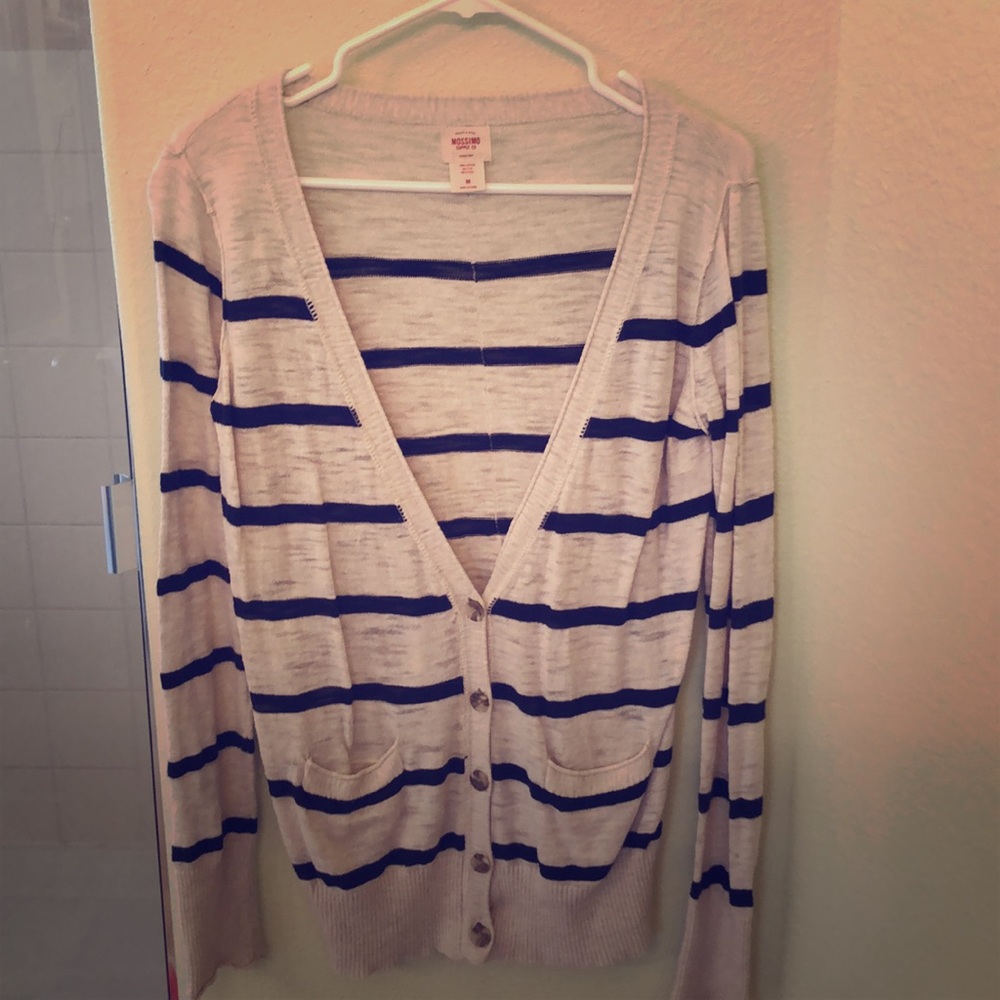 Nautical inspired cardigan